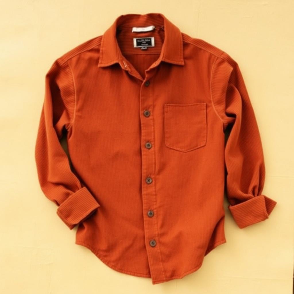 Archive Corduroy Shirt — Faded Rust