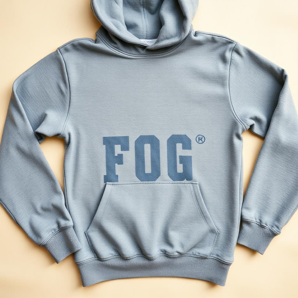 Fog Grey Pullover Hoodie — Fog