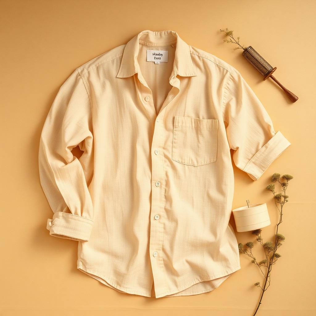 Ivy Linen Shirt — Warm Ecru